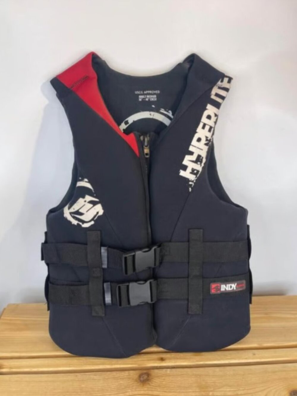 Hyperlite Indy Series Neoprene Life Vest Adult Medium Type III Ski Wake Vest